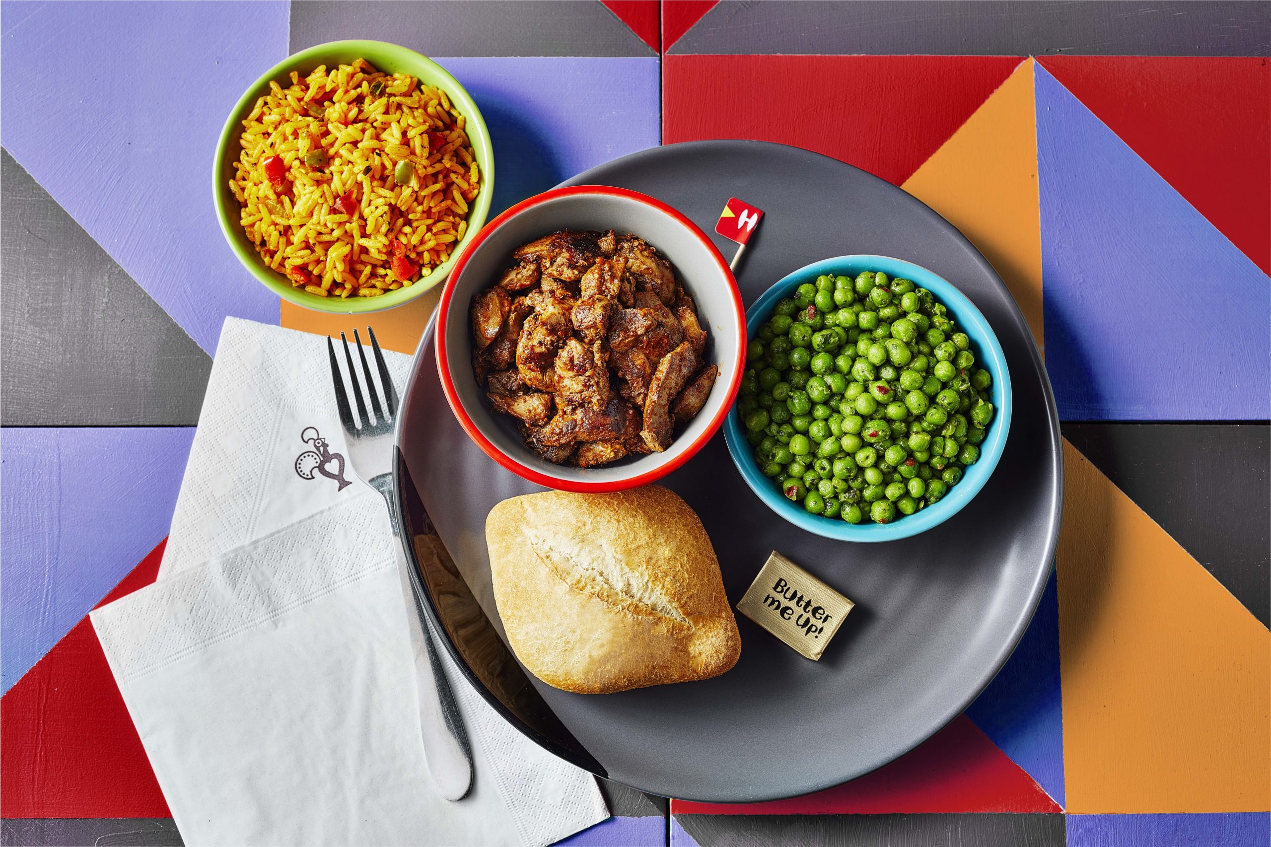 What's On 4 Nandos Livers SpicyRice Peas scaled